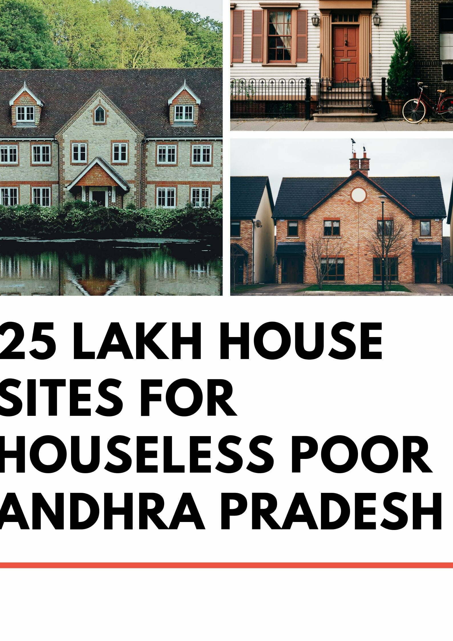 25 Lakh House sites for Houseless poor Andhra Pradesh