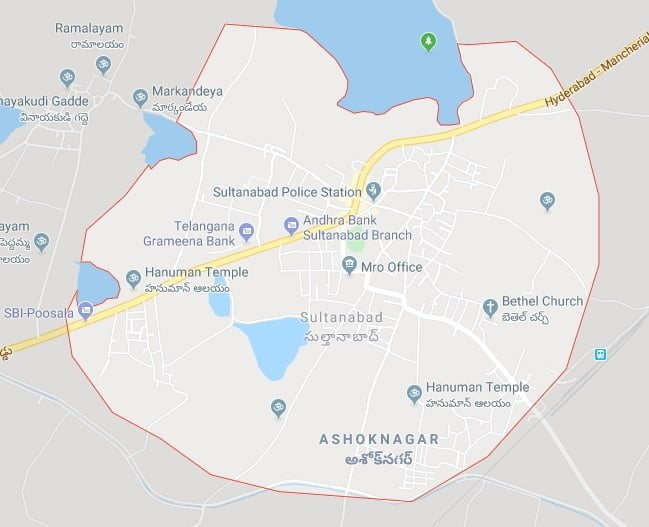 Sulthanabad Municipality into 15 wards