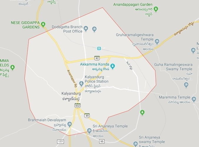 Kalyanadurgam Municipalityinto 24 Wards