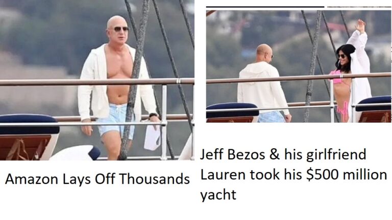 Amazon Lays Off Thousands: Jeff Bezos Spotted Sunbathing