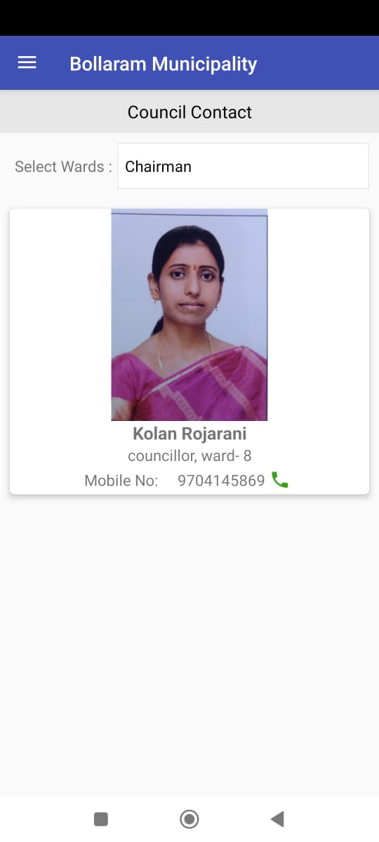 Bollaram Municipality 22 wards