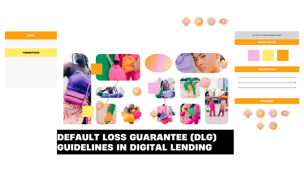 What is the purpose of the Default Loss Guarantee (DLG) guidelines in digital lending