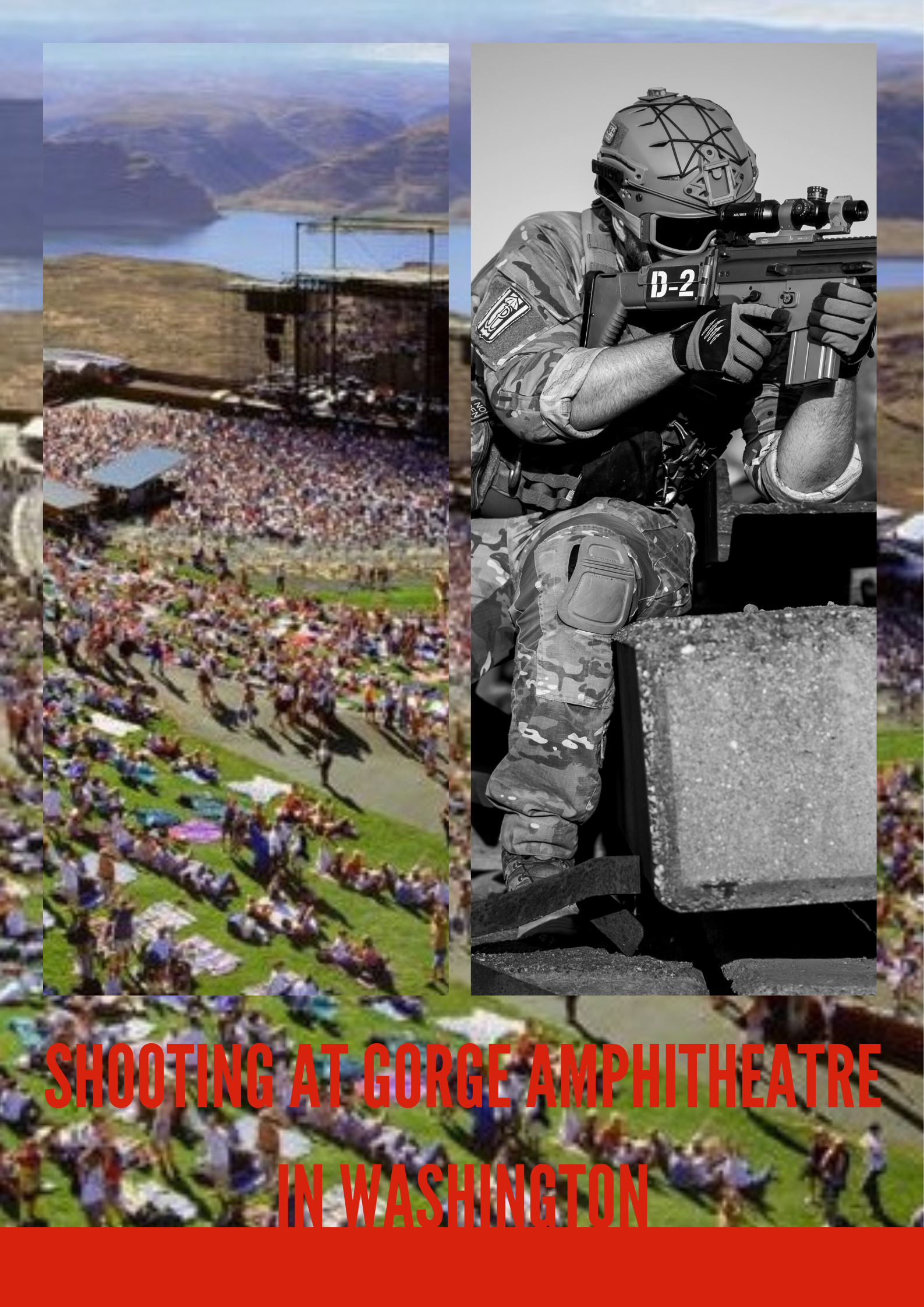 Shooting at Gorge Amphitheatre in Washington