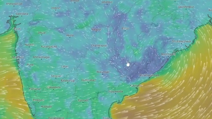 Cloudburst in VIZAG City and Impact on Andhra Pradesh Odisha Coastline
