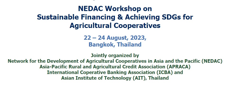 Telangana Cooperative team to attend NEDAC Workshop on Agricultural Cooperatives
