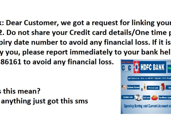 I received the following message on SMS from HDFC Bank and I didn't even link my Tata Neu Infinity RuPay HDFC Bank CC on any of the UPI apps : HDFC Bank: Dear Customer, we got a request for linking your account for UPI 652. Do not share your Credit card details/One time password or OTP/Expiry date number to avoid any financial loss. If it is not initiated by you, please report immediately to your bank helpline no.18002586161 to avoid any financial loss. Did anyone else receive this message as well? I received it at exactly 1:07 AM IST on 1st October, 2023. For now I've deactivated all types of transactions on the CC but feels like a glitch. Can others confirm please as I've heard Kotak Mahindra Bank also sent similar SMS to their customers holding RuPay CC.