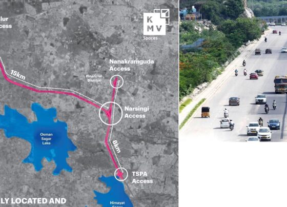 Hyderabad Solar Roof Cycling Track map cost anf KTR