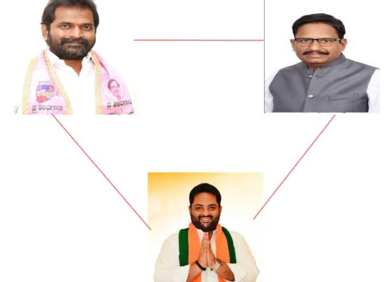 mahabubnagar election 2023 srinivas goud trs yennam srinivas reddy Congress party AP Mithun Reddy BJP