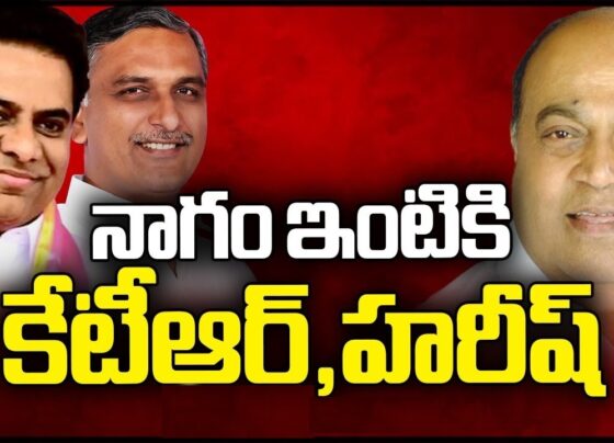 Ministers KTR And Harish Rao Meeting With Nagam Janardhan Reddy At His Residence