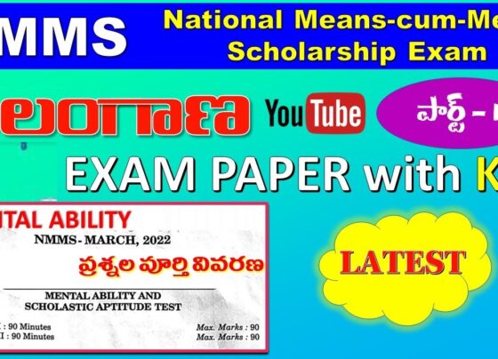 TS NMMS Apply Online 2023-24