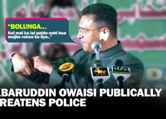 BJP's Strong Stand Against Owaisi on Police Threats Lallu