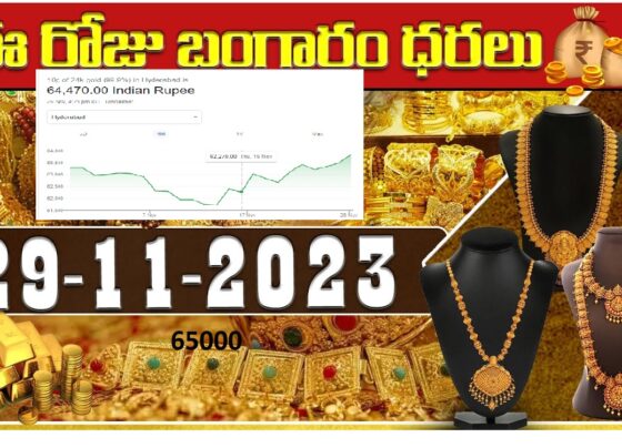 Gold Rates in Hyderabad Today Reach All-Time High Surpassing Rs 65000