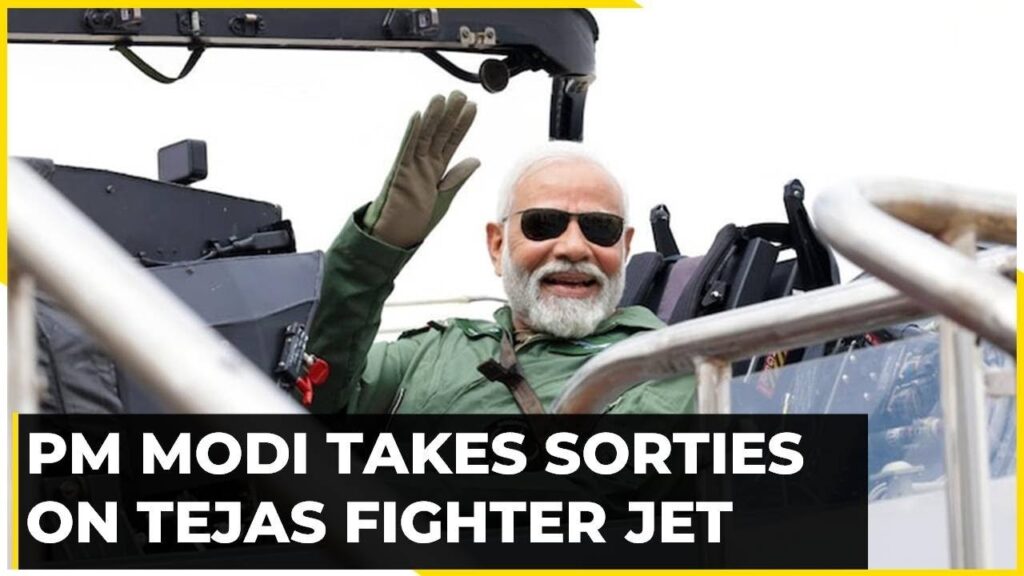 Narendra Modi Takes a Historic Flight in Indigenous Tejas Aircraft Modi becomes first Prime Minister to fly LCA Tejas
