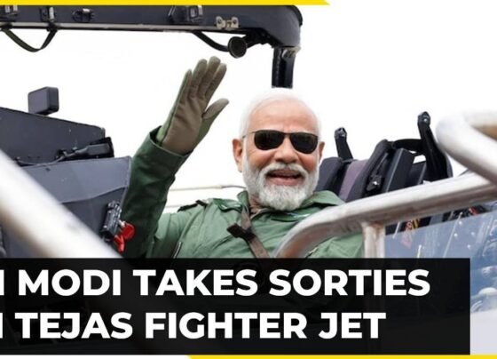 Narendra Modi Takes a Historic Flight in Indigenous Tejas Aircraft Modi becomes first Prime Minister to fly LCA Tejas