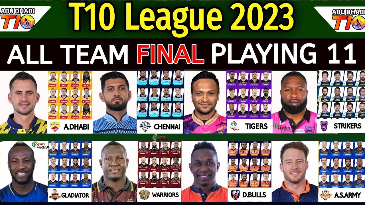 t10 League 2023 Schedule and Points table