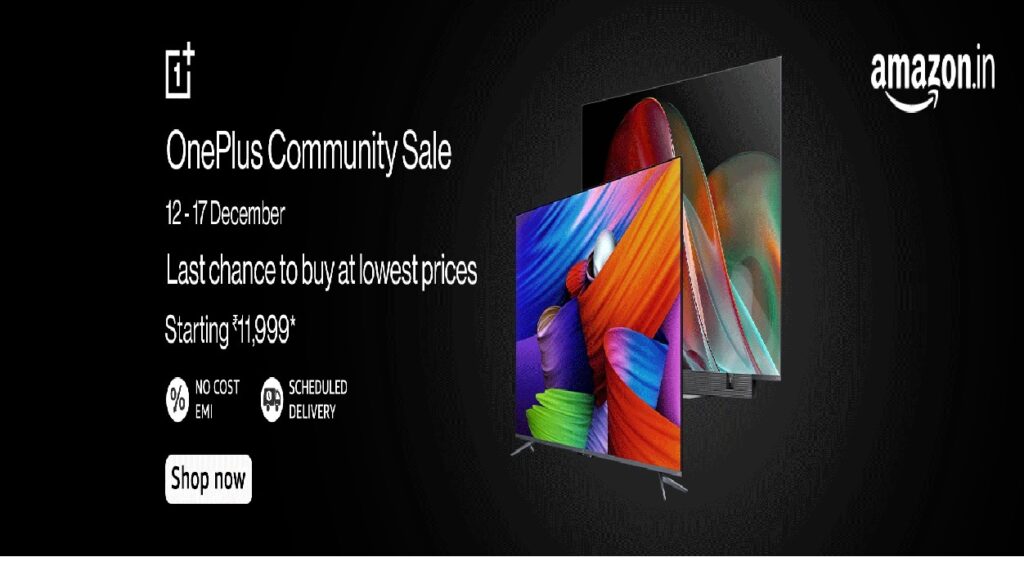 Amazon Oneplus Community sale December 2023 OnePlus 11 5G Specials Pricing: The OnePlus 11 5G is now available at ₹49,999 after instant bank discounts and community sale discounts. Additional Discounts: OnePlus offers a coupon discount of ₹4,000 and an instant discount of ₹3,000 for ICICI Bank and OneCard customers, bringing the price down from the launch price of ₹56,999. OnePlus 11R 5G Smartphone Instant Card Discount: An instant card discount of ₹1,000 is available, reducing the launch price of ₹39,999 to ₹38,999 for the 8GB RAM + 128GB storage variant. OnePlus 10 Pro and OnePlus 10T OnePlus 10 Pro: Launched at ₹66,999, the 8GB RAM + 128GB storage variant now comes at ₹49,999 after a voucher discount of ₹17,000. OnePlus 10T: The 12GB RAM + 256GB storage variant is now priced at ₹37,999, down from the launch price of ₹54,999. OnePlus provides a coupon discount of ₹12,000 and an instant bank discount of ₹5,000. OnePlus 10R Base Variant: The base variant with 8GB RAM and 128GB storage can be acquired at ₹24,999 after a voucher discount of ₹7,000 and a bank discount of ₹3,000. OnePlus Nord 3 and OnePlus Nord CE 3 Pricing: The recently launched OnePlus Nord 3 and OnePlus Nord CE 3 smartphones can be purchased at ₹27,999 and ₹22,999, respectively, after an instant bank discount of ₹2,000 for the base variant with 8GB RAM and 128GB storage. Voucher Discounts: OnePlus offers a voucher discount of ₹1,000 and an instant bank discount of ₹1,500, reducing the price of the OnePlus Nord CE 3 Lite to ₹17,499. OnePlus Audio Products OnePlus Buds 2 Pro: Available at ₹7,999 after bank discounts of ₹1,000. OnePlus Bullets Wireless Z2 and OnePlus Nord Buds 2: Priced at ₹1,799 and ₹2,299, respectively, after an instant bank discount of ₹200. OnePlus Buds Z2: An instant bank discount of ₹500 brings the price down to ₹3,499. OnePlus TVs OnePlus TV 32 Y1 and OnePlus TV 43 Y1S Pro: Priced at ₹11,999 and ₹24,999, respectively. OnePlus TV 65 U1S series and OnePlus TV Q2 Pro series: Starting at ₹35,999 and ₹89,999, respectively, with an instant bank discount of ₹2,000 using Citi Bank cards. Seize these exclusive OnePlus Community Sale 2023 offers to elevate your OnePlus experience during this special 10th Anniversary celebration!