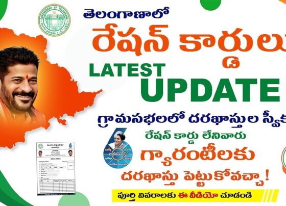 Apply for Ration Card in Telangana Application form download
