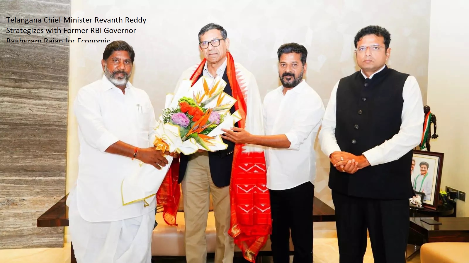 CM Revanth Reddy met former RBI governor Raghuram Rajan