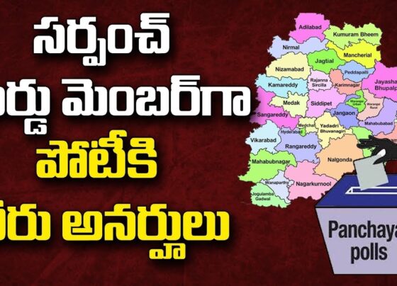 Telangana Sarpanch elections in 2024 or Gram Panchayat General Elections in Telangana 2024
