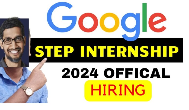 The STEP Google Internship 2024 Program Opportunities in Multiple Locations