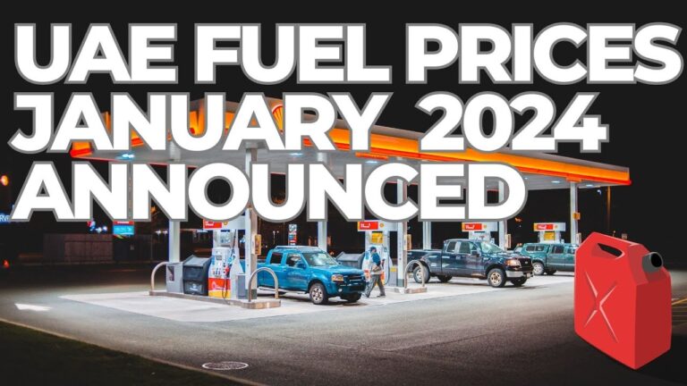 UAE Petrol Prices January 2024