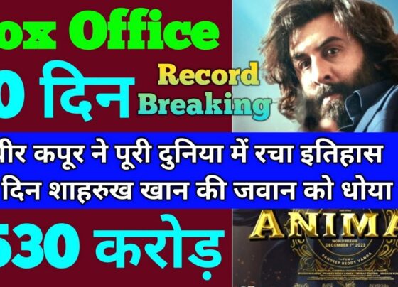 "Animal" raked in a staggering INR 33.8 crores across India, setting the tone for a phenomenal run. The film's worldwide gross collection on the first day stood at an impressive INR 1,116 crores.