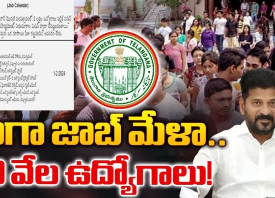 2 Lakh vacancies in Telangana Department wise Job Calendar Feb 2024