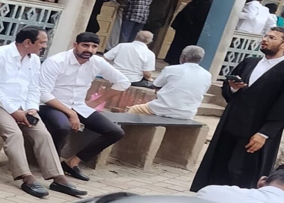 BRS MLAs P Kaushik Reddy and D Sudheer Reddy at Madhurai Judicial Magistrate Court