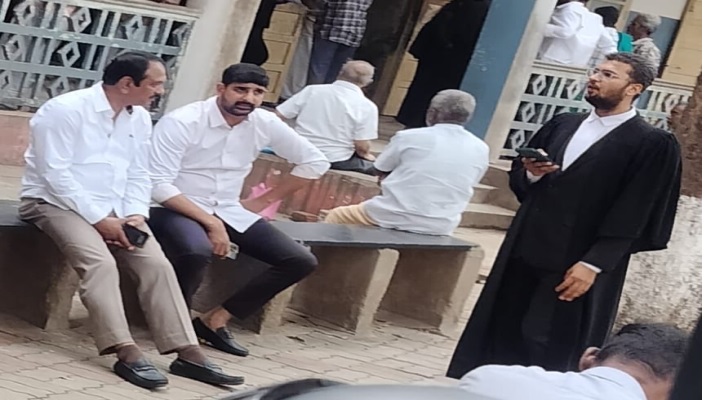 BRS MLAs P Kaushik Reddy and D Sudheer Reddy at Madhurai Judicial Magistrate Court