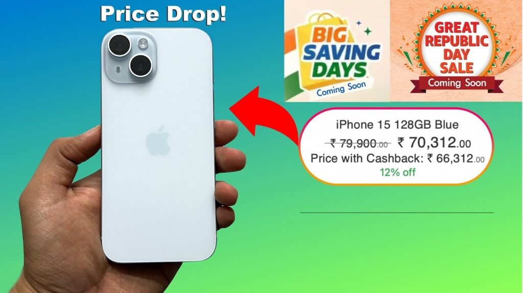 Exciting New Year Discount Brings iPhone 15 Down to Rs. 69,999