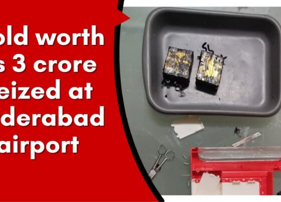 Hyderabad Airport 4.5 Kg of Gold Worth Rs 3 Crore Seized
