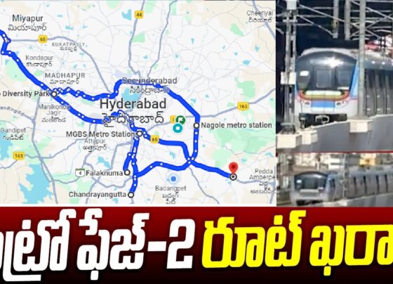 Extension of Secunderabad-Jubilee Bus Station to MGBS The Metro Rail network between Secunderabad-Jubilee Bus Station to MGBS will be extended up to Chandrayangutta Crossroads, enhancing connectivity in this crucial corridor. 2. Four New Corridors Corridor 2: MGBS Metro Station to Falaknuma (5.5 km); Falaknuma to Chandrayangutta Crossroad (1.5 km) Corridor 4: Nagole Metro Station to LB Nagar Metro Station, connecting Chandrayangutta Cross Road, Mailardevpally, P7 Road to Shamshabad Airport (a total of 29 km); Mailardevpally to the proposed High Court at Rajendranagar via Aramghar (4 km) Corridor 5: Raidurg Metro Station to Biodiversity Junction, Nanakramguda Junction, Wipro Junction, and US Consulate (Financial District) (8 km) Corridor 6: Miyapur Metro Station to Patancheru via BHEL (14 km) Corridor 7: LB Nagar Metro Station to Vanasthalipuram and Hayatnagar (8 km)
