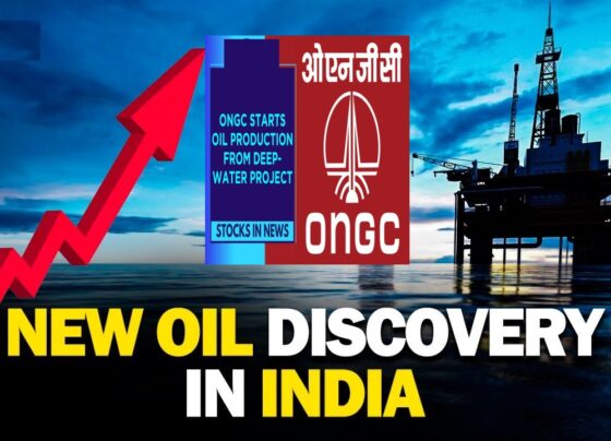 In a groundbreaking revelation, the central government has officially declared a significant oil discovery in the Krishna-Godavari Basin, located just 30 km off the coast of Kakinada. This remarkable achievement marks a pivotal moment in our nation's energy landscape.