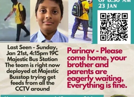 Discovering Parinav's Journey from Bengaluru to Hyderabad In a heart-wrenching incident, a 12-year-old boy named Parinav, studying at Deens Academy in Gunjur, Bengaluru, went missing after leaving his coaching center. The distressing situation took a positive turn when he was located at a metro station in Hyderabad three days later.