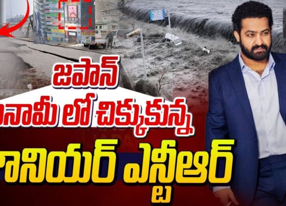 NTR Returns From Japan Tweets On Earthquake Jr NTR's Experience