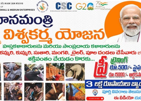 PM Vishwakarma Yojana 2024: Boosting Artisan Empowerment with ₹2 Lakh Loan - Apply Now Unveiling PM Vishwakarma Yojana PM Vishwakarma Yojana, also recognized as Modi 1 Lakh Loan Scheme, stands as a pivotal venture undertaken by the Indian Government to bolster and elevate artisans and craftsmen hailing from the Vishwakarma community. This community, embracing vocations like carpentry, blacksmithing, and metalworking, serves as a cornerstone in safeguarding India's diverse cultural legacy. Decoding the Initiative The artistry ingrained in India's cultural tapestry, sustaining livelihoods for millions, prompted the conceptualization of PM Vishwakarma Yojana. This scheme strategically addresses the challenges confronted by traditional artisans, encompassing financial constraints and restricted market access. Its core focus lies in providing financial aid, fostering skill development, and implementing various support mechanisms to enrich the livelihoods of artisans. Qualifying for the Sche