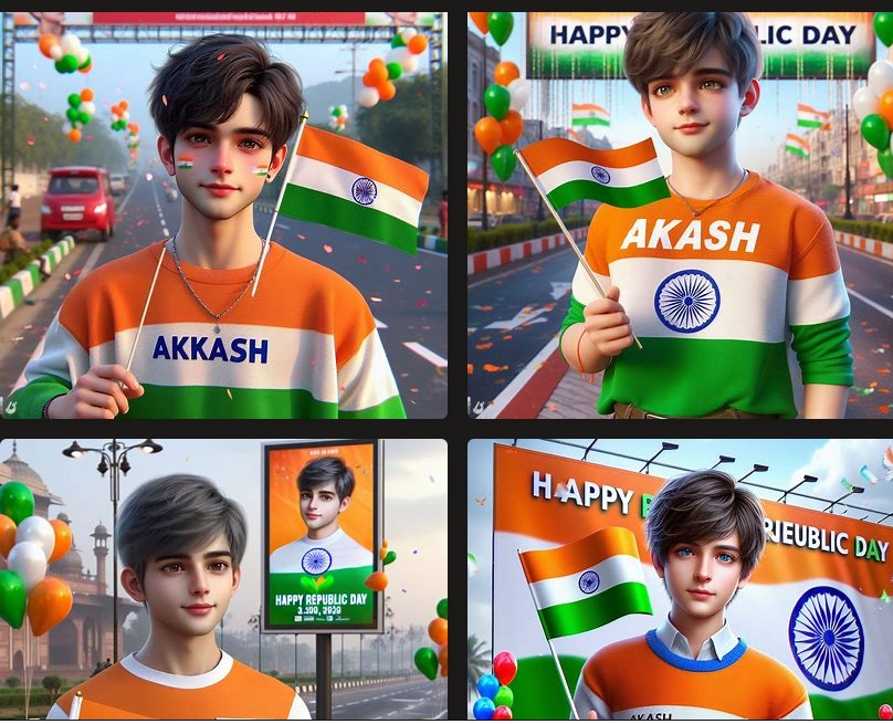 Republic Day AI Photo Magic with Bing Image Creator Prompt