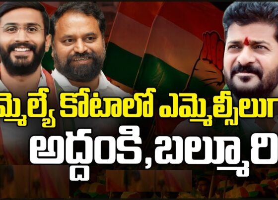 The Telangana Congress is gearing up to nominate MLCs under the MLA Quota, with strong indications pointing towards the selection of Dalit leader Addanki Dayakar and NSUI State president Balmoor Venkat. Despite being denied Assembly tickets, these leaders have reportedly secured promises of nomination as MLCs. The decision is influenced by social equations and their significant roles in the Telangana Assembly elections.