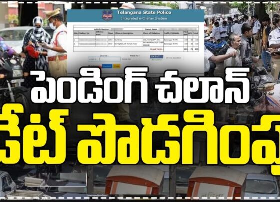 Telangana Traffic Challan 90% Discount Extended Until January 31