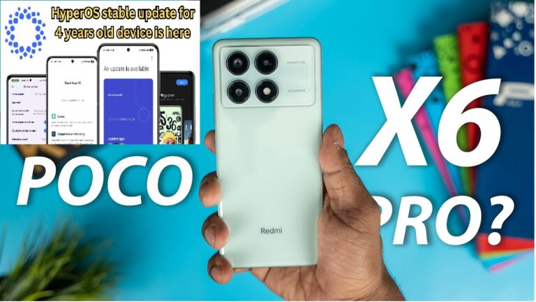 The Poco X6 Pro: India's First HyperOS Smartphone