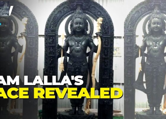 Ram Lalla's Divine Form The first image, captured before the idol's installation in the garbhagriha, showcases the artistry that transcends time1. As the morning sun extends its tender fingers, its rays fall upon Ram Lalla's forehead in a celestial glow1. The idol, embodying the essence of a child king, stands as a testament to craftsmanship12.