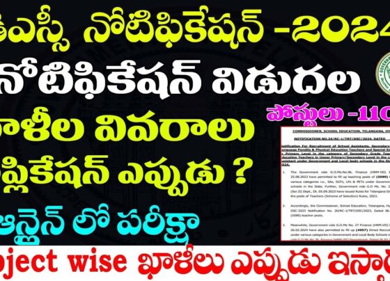 Details of TS DSC 2024 Vacancies Breaking down the vacancies, here's the distribution: Physical Education Teacher: 182 Secondary Grade Teacher (SGT): 6508 School Assistant: 2629 Language Pandits: 727 Important Dates for TS DSC 2024 While specific dates are yet to be announced, candidates are advised to stay tuned for updates regarding application deadlines, exam dates, and other crucial timelines.