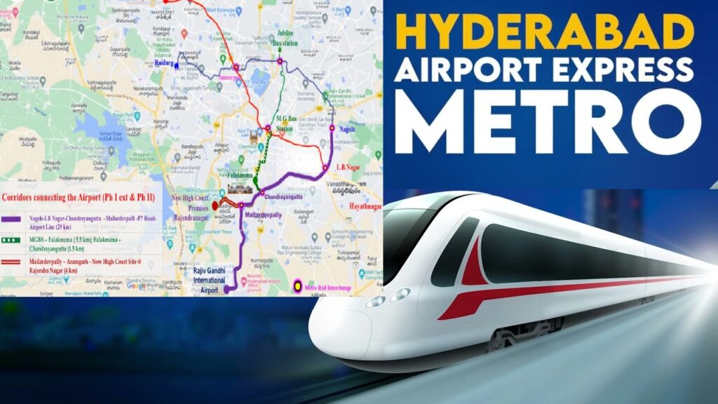 Hyderabad Metro Rail (HMR) is planning to construct a new metro station in Nagole, which will be close to the existing ‘Blue Line’ terminal station. This new station is part of the proposed metro link to the international airport at Shamshabad. To connect these two stations, a skywalk will be built at the concourse level. During an inspection of the 14-kilometer Nagole-Chandrayangutta leg of the Airport Metro, a team of metro officials, led by MD N.V.S. Reddy, decided to adjust the alignment by moving it 10 meters further to the left along the Musi River. This adjustment was made to avoid interfering with water main pipelines and high-tension power lines. To facilitate the proposed river rejuvenation work, longer spans will be used to cross the Musi River. Additionally, another metro station is planned immediately after crossing the river. This station will provide connectivity to the road from Kottapet Junction and serve the residents of nearby colonies. The proposed Nagole RTO station will be located near Alkapuri Junction (Lucky Restaurant) to connect to the Outer Ring Road (ORR). Furthermore, another metro station will be situated on the right side of the Kamineni Hospital station. To address potential challenges caused by tall flyovers at Bairamalguda (Sagar), the decision was made to shift the metro alignment to the right of the flyovers. The station will be located in the adjacent open space. Other proposed stations, including Mythri Nagar, Karmanghat, Champapet Road Junction, Owaisi Hospital, DRDO, and Hafeez Baba Nagar, will cater to the needs of nearby colonies. The construction of the Chandrayangutta interchange station will be an engineering challenge due to the presence of a flyover. Proper integration of both corridors will require adjustments to the concourse and platform levels. Private land acquisition for stations will be minimal and will be carried out through discussions with the police and residents.