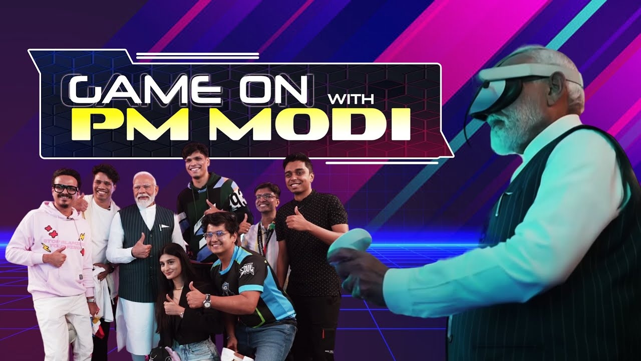 Prime Minister Narendra Modi engages with India’s top gamers to discuss the future of gaming