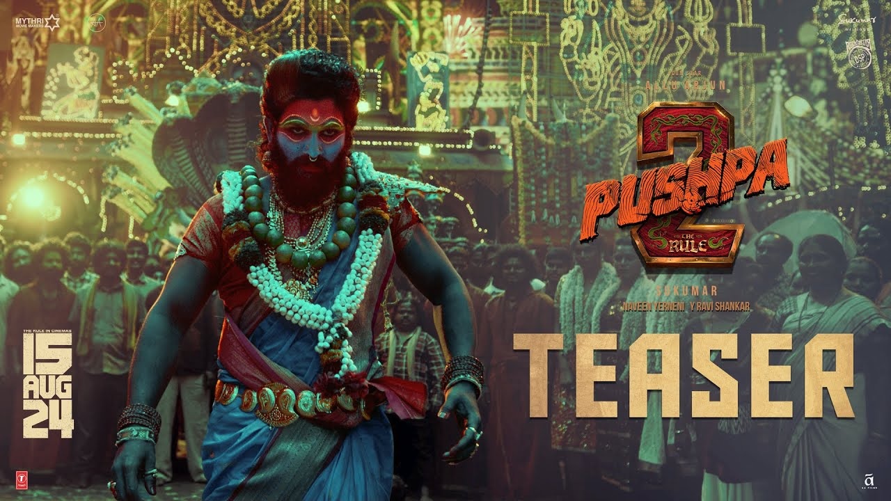 Pushpa 2 teaser release Allu Arjun’s Sequel Takes Off