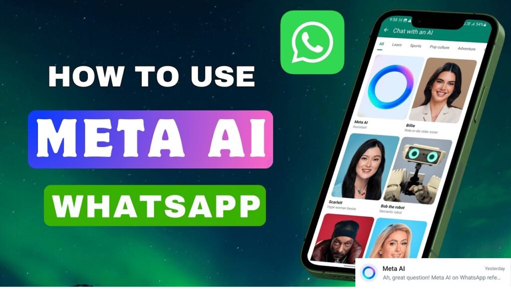 WhatsApp Introduces Meta AI Chatbot: Revolutionizing Conversations in India Meta AI, the latest innovation from Meta unveiled at Meta Connect 2023, has brought a wave of excitement among users. This AI-powered chatbot is set to redefine the way we interact on social media platforms, particularly WhatsApp. Let's delve into the intricacies of Meta AI and understand how it's poised to transform conversations. Unveiling Meta AI: A Glimpse into the Future Meta AI, showcased at Meta Connect 2023, boasts an array of AI-powered features designed to enhance user experience. Leveraging advanced technologies such as Llama 2 generative text model and Meta's Large Language Model (LLM) research, Meta AI aims to facilitate seamless conversational interactions. Key Features of Meta AI 1. Conversational Capabilities Meta AI is engineered to mimic human-like conversations, offering users a natural and engaging interaction experience. Its sophisticated algorithms enable it to comprehend and respond to queries effectively. 2. Image Generation Tool One of the standout features of Meta AI is its image generation tool. By simply typing '@MetaAI /imagine' followed by a text prompt, users can witness the magic unfold as Meta AI swiftly generates realistic images, enriching the visual aspect of conversations. 3. Integration with Microsoft's Bing Meta has collaborated with Microsoft's Bing to integrate real-time information retrieval into text-based conversations. This integration enhances the utility of Meta AI by providing users with instant access to relevant information. How to Engage with Meta AI