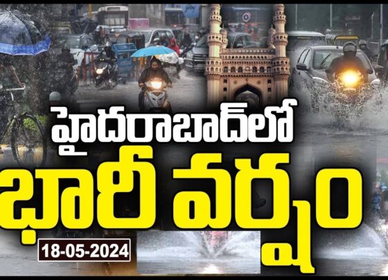 Massive Rainfall in Hyderabad Causes Severe Flooding in Vanasthalipuram Heavy Rainfall Hits Hyderabad and Surrounding Areas On Saturday evening, Hyderabad and several regions of the state experienced significant rainfall. The downpour impacted various parts of the city, including Miyapur, Chandanagar, Serilingampally, Kukatpally, Hydernagar, Alwin Colony, Nizampet, Pragatinagar, Medchal, Kandlakoya, Dundigal, Gandimaisamma, LB Nagar, and Vanasthalipuram. In Hyderabad, strong winds blew at speeds of up to 40 km/h. The entire Medak district also witnessed substantial rainfall. National Highway Resembles a Lake In Vanasthalipuram, particularly near Chintalakunta, the heavy rainfall led to severe flooding on the national highway, making it look like a lake. This caused significant disruptions in traffic between Panama and LB Nagar. Vehicles moved slowly from LB Nagar to Hayathnagar due to the inundation. Impact on Daily Life and Traffic The heavy rain has brought life to a standstill in several areas. Many commuters faced delays and detours, especially along major routes like LB Nagar to Hayathnagar. The city’s infrastructure struggled to handle the sudden influx of water, leading to localized flooding and traffic snarls. Residents in the affected areas reported waterlogging in their homes and streets, adding to the chaos. Authorities and Emergency Response Local authorities have been working around the clock to manage the situation. Emergency response teams have been deployed to assist with water drainage and to help stranded motorists. Efforts are underway to clear the flooded roads and restore normalcy. The municipal corporation has also urged citizens to avoid