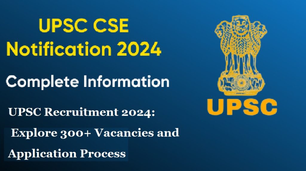 UPSC Recruitment 2024: A Guide to Applying for Over 300 Central Government Positions The Union Public Service Commission (UPSC) has announced a recruitment drive for various central government positions. This is a great opportunity for aspirants to secure prestigious and fulfilling careers in service to the nation. This article provides a comprehensive overview of the UPSC Recruitment 2024, including the number of vacancies, key positions available, eligibility criteria, and the application process. What are the Offered Posts? The UPSC offers a wide range of positions across diverse fields, including: Archaeology Hydrography Forensics Medicine (General, Paediatrics, Surgery) Engineering Intelligence Horticulture Law Enforcement The notification details specific specializations within each field. It's recommended to check the official notification for the complete list of vacancies and specializations. How Many Positions are Available? The UPSC notification advertises more than 300 vacancies across various departments and disciplines. Some of the prominent ones include Deputy Superintending Archaeologist (67 posts), Specialist Grade III Assistant Professor (various specializations; total 146 posts), and Assistant Director (IEDS) across various specializations (total 48 posts). Who Can Apply? Eligibility criteria for UPSC positions typically include: Educational Qualifications: A bachelor's degree and/or postgraduate degree in the relevant field is mandated for most positions. Age Limit: The age limit varies depending on the position. It typically ranges between 21 and 35 years. Nationality: You must be an Indian citizen. The official notification provides a detailed breakdown of eligibility requirements for each advertised post. How to Apply? Applications for UPSC positions must be submitted online through the UPSC's official website [upsconline.nic.in]. The application window typically remains open for several weeks, providing ample time for interested candidates to apply. We recommend carefully reviewing the official notification for the UPSC Recruitment 2024 to ensure you meet the eligibility criteria and understand the application process in detail.