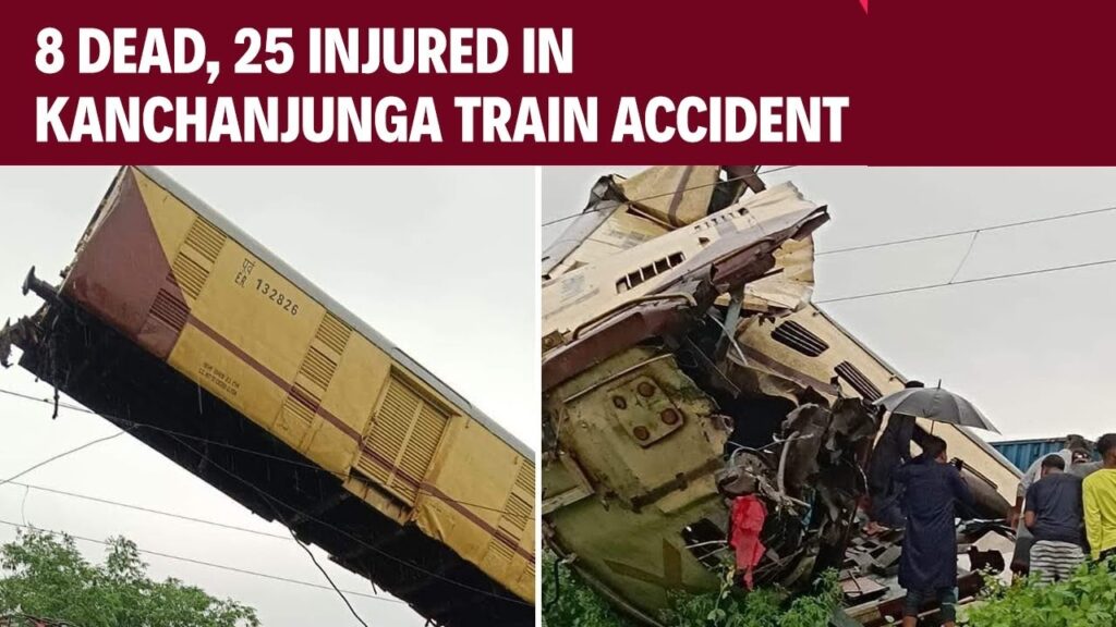 Eight Killed in India Train Crash Tragedy struck in West Bengal as a collision between a goods train and the Kanchenjungha Express resulted in eight fatalities and left approximately 25 individuals injured. The incident occurred near New Jalpaiguri, causing significant damage and sparking immediate rescue efforts by local authorities. Details of the Incident What Happened? The collision occurred when a goods train collided with the stationary Kanchenjungha Express, leading to one of its wagons being suspended in the air. Authorities are investigating the exact cause of the accident, with initial reports suggesting a rear-end collision. Casualties and Rescue Efforts Eight people lost their lives, while around 25 others sustained injuries of varying degrees. Ambulances and disaster response teams were swiftly dispatched to the scene to conduct rescue operations. Railway officials and relief teams are working in close coordination to expedite medical aid and support to the affected. Response and Investigation
