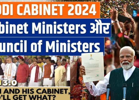 Prime Minister Narendra Modi - Ministry of Personnel, Public Grievances and Pensions; Department of Atomic Energy; Department of Space Rajnath Singh - Ministry of Defence Amit Shah - Ministry of Home Affairs; Ministry of Cooperation Nitin Gadkari - Ministry of Road Transport and Highways; Ministry of Chemicals and Fertilizers JP Nadda - Ministry of Health and Family Welfare Shivraj Singh Chouhan - Ministry of Agriculture & Farmers Welfare; Ministry of Rural Development Nirmala Sitharaman - Ministry of Finance; Ministry of Corporate Affairs Subrahmanyam Jaishankar - Ministry of External Affairs Manohar Lal Khattar - Ministry of Housing and Urban Affairs; Ministry of Power JD(S) leader HD Kumaraswamy - Ministry of Heavy Industries; Ministry of Steel Piyush Goyal - Ministry of Commerce and Industry Dharmendra Pradhan - Ministry of Education HAM leader Jitan Ram Manjhi - Ministry of Micro, Small & Medium Enterprises JD(U) leader Lalan Singh - Ministry of Panchayati Raj; Ministry of Fisheries, Animal Husbandry and Dairying Sarbananda Sonowal - Ministry of Ports, Shipping and Waterways Virendra Kumar - Ministry of Social Justice and Empowerment TDP leader Kinjarapu Ram Mohan Naidu - Ministry of Civil Aviation Prahlad Joshi - Ministry of Consumer Affairs, Food and Public Distribution; Ministry of New and Renewable Energy Jual Oram - Ministry of Tribal Affairs Giriraj Singh - Ministry of Textiles Ashwini Vaishnaw - Ministry of Railways; Ministry of Information and Broadcasting; Ministry of Electronics and Information Technology Jyotiraditya Scindia - Ministry of Communications; Ministry of Development of North Eastern Region Bhupendra Yadav - Ministry of Environment and Forests Gajendra Singh Shekhawat - Ministry of Tourism; Ministry of Culture Annpurna Devi - Ministry of Women & Child Development Kiren Rijiju - Ministry of Parliamentary Affairs; Ministry of Minority Affairs Hardeep Singh Puri - Minister of Petroleum and Natural Gas Mansukh Mandaviya - Ministry of Labour & Employment; Ministry of Youth Affairs and Sports G Kishan Reddy - Ministry of Coal; Ministry of Mines LJP(RV) Chirag Paswan - Ministry of Food Processing Industries C R Patil - Ministry of Jal Shakti Ministers of State (Independent Charge) Rao Inderjit Singh - Ministry of Statistics and Programme Implementation; Ministry of Planning; Minister of State in the Ministry of Culture Jitendra Singh - Ministry of Science and Technology; Ministry of Earth Sciences; Minister of State in the Prime Minister’s Office; Minister of State in the Ministry of Personnel, Public Grievances and Pensions; Minister of State in the Department of Atomic Energy; Minister of State in the Department of Space Arjun Ram Meghwal - Ministry of Law and Justice; Minister of State in the Ministry of Parliamentary Affairs Prataprao Ganpatrao Jadhav - Ministry of Ayush; Minister of State in the Ministry of Health and Family Welfare RLD chief Jayant Chaudhary - Ministry of Skill Development and Entrepreneurship; Minister of State in the Ministry of Education Ministers of State Jitin Prasada - MoS Ministry of Commerce and Industry; MoS Ministry of Electronics and Information Technology. Shripad Yesso Naik - MoS Ministry of Power; MoS Ministry of New and Renewable Energy Pankaj Chaudhary - MoS Ministry of Finance Krishan Pal - MoS Ministry of Cooperation RPI(A) leader Athawale Ramdas Bandu - MoS Ministry of Social Justice and Empowerment Ram Nath Thakur - MoS Ministry of Agriculture and Farmers Welfare Nityanand Rai - MoS Ministry of Home Affairs Anupriya Singh Patel - MoS Ministry of Health and Family Welfare; MoS Ministry of Chemicals and Fertilizers V Somanna - MoS Ministry of Jal Shakti; MoS Ministry of Railways TDP MP Chandra Sekhar Pemmasani - MoS Ministry of Rural Development; MoS Ministry of Communications S. P. Singh Baghel - MoS Ministry of Fisheries, Animal Husbandry and Dairying; MoS Ministry of Panchayati Raj Shobha Karandlaje - MoS Ministry of Micro, Small and Medium Enterprises; MoS Ministry of Labour and Employment Kirti Vardhan Singh - MoS Ministry of Environment, Forest and Climate Change; MoS Ministry of External Affairs BL Verma - MoS Ministry of Consumer Affairs, Food and Public Distribution; MoS Ministry of Social Justice and Empowerment Shantanu Thakur - MoS Ministry of Ports, Shipping and Waterways Suresh Gopi - MoS Ministry of Petroleum and Natural Gas; MoS Ministry of Tourism L. Murugan - MoS Ministry of Information and Broadcasting; MoS Ministry of Parliamentary Affairs Ajay Tamta - MoS Ministry of Road Transport and Highways Bandi Sanjay Kumar - MoS Ministry of Home Affairs Kamlesh Paswan - MoS Ministry of Rural Development Bhagirath Choudhary - MoS Ministry of Agriculture and Farmers Welfare. Satish Chandra Dubey - MoS Ministry of Coal; MoS Ministry of Mines Sanjay Seth - MoS Ministry of Defence Ravneet Singh Bittu - MoS Ministry of Food Processing Industries; MoS Ministry of Railways Durga Das Uikey - MoS Ministry of Tribal Affairs Raksha Nikhil Khadse - MoS Ministry of Youth Affairs and Sports Sukanta Majumdar - MoS Ministry of Education; MoS Ministry of Development of North Eastern Region. Savitri Thakur - MoS Ministry of Women and Child Development. Tokhan Sahu - MoS Ministry of Housing and Urban Affairs Raj Bhushan Choudhary - MoS Ministry of Jal Shakti Bhupathi Raju Srinivasa Varma - MoS Ministry of Heavy Industries; MoS Ministry of Steel Harsh Malhotra - MoS Ministry of Road Transport and Highways; MoS Ministry of Corporate Affairs Nimuben Bambhania - MoS Ministry of Consumer Affairs, Food and Public Distribution Murlidhar Mohol - MoS Ministry of Cooperation; MoS Ministry of Civil Aviation George Kurian - MoS Ministry of Minority Affairs; MoS Ministry of Fisheries, Animal Husbandry and Dairying Pabitra Margherita - MoS Ministry of External Affairs; MoS Ministry of Textiles